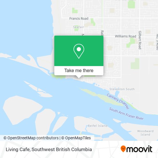 Living Cafe map