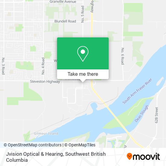 Jvision Optical & Hearing map