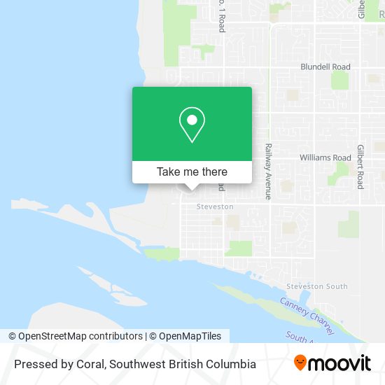 Pressed by Coral map