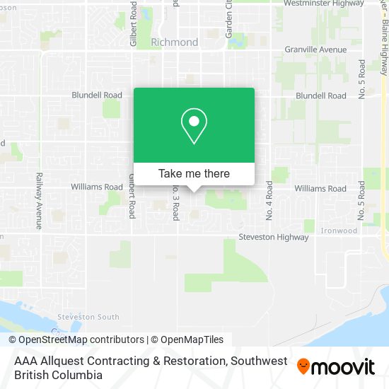 AAA Allquest Contracting & Restoration map