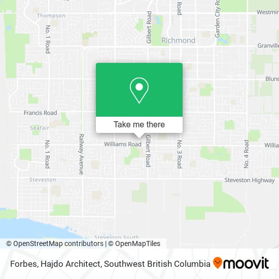 Forbes, Hajdo Architect map