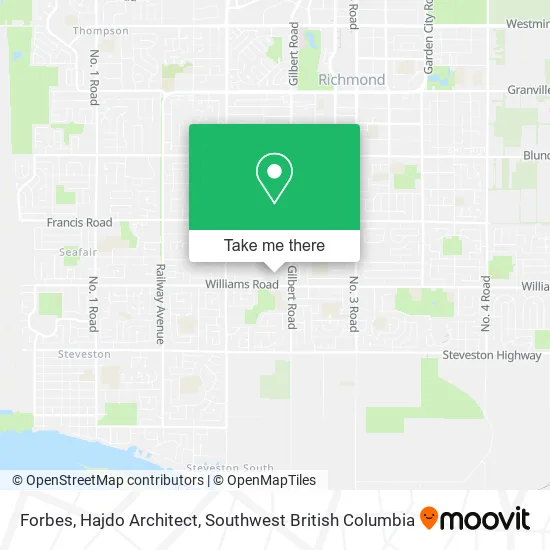 Forbes, Hajdo Architect map