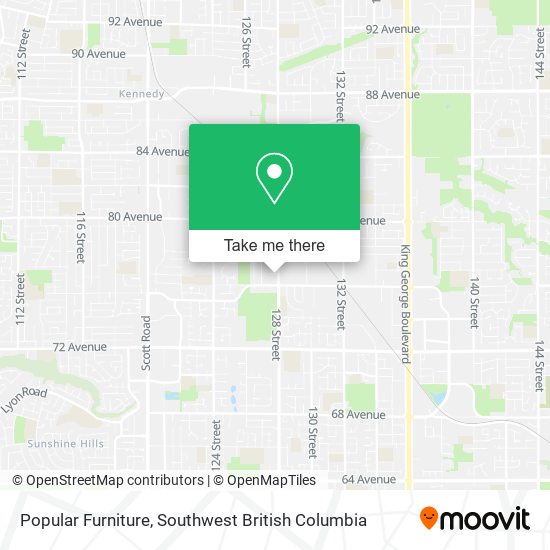 Popular Furniture plan