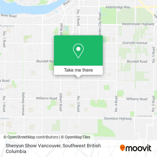 Shenyun Show Vancouver plan
