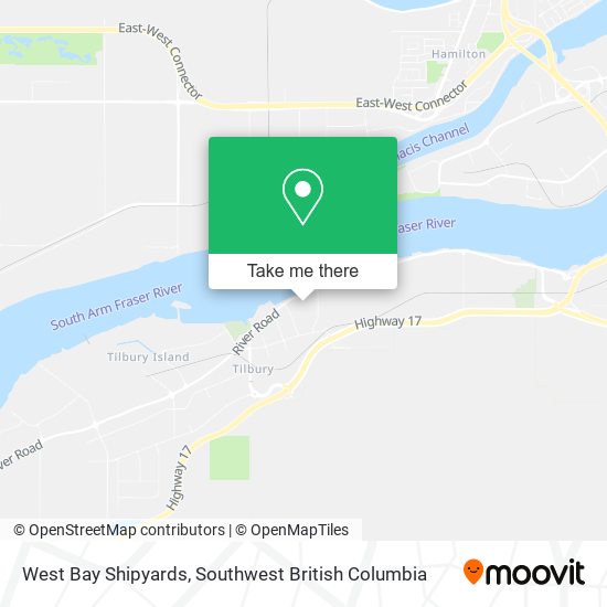 West Bay Shipyards map