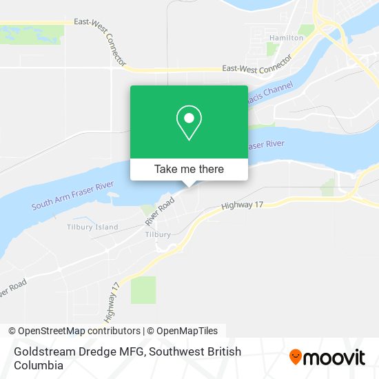 Goldstream Dredge MFG map