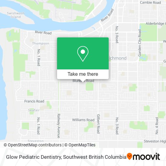 Glow Pediatric Dentistry map
