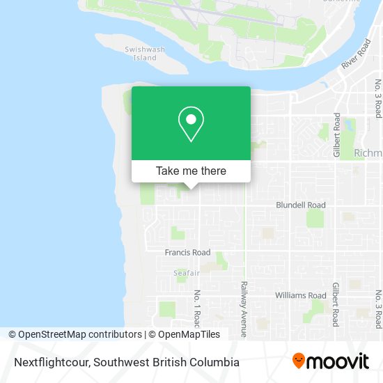 Nextflightcour map