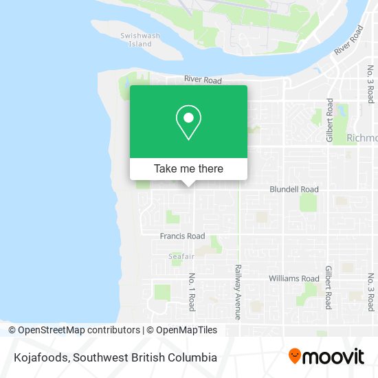 Kojafoods map