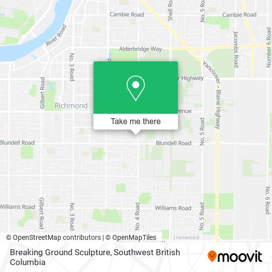 Breaking Ground Sculpture map
