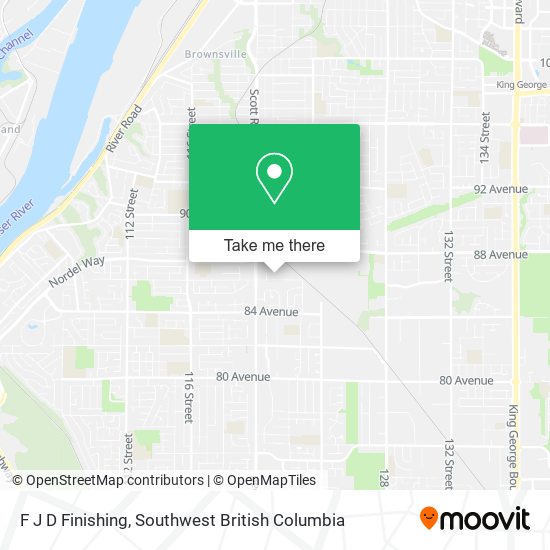 F J D Finishing map