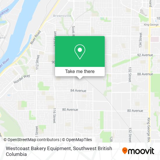 Westcoast Bakery Equipment map
