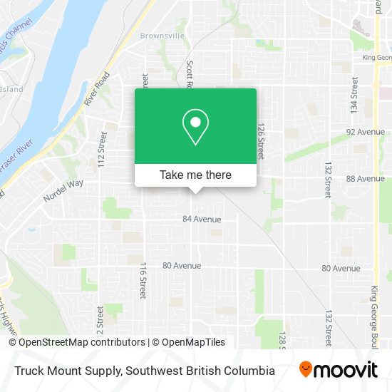 Truck Mount Supply map