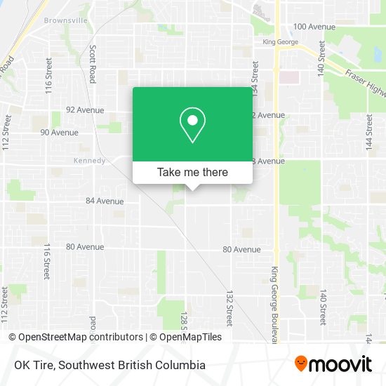 OK Tire map