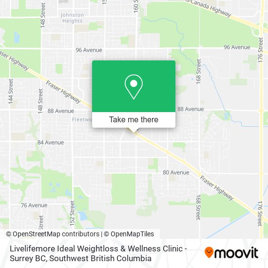 Livelifemore Ideal Weightloss & Wellness Clinic - Surrey BC map