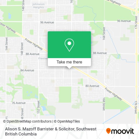 Alison S. Mazoff Barrister & Solicitor map