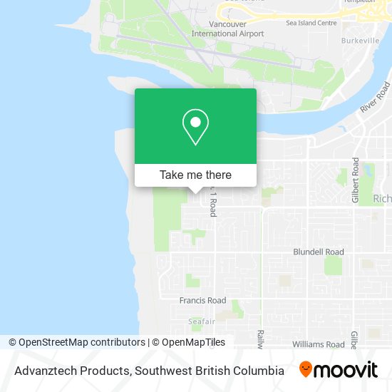 Advanztech Products map