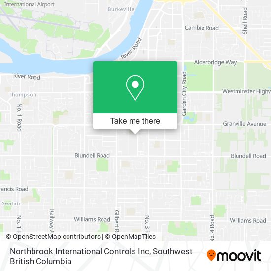 Northbrook International Controls Inc map