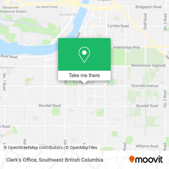 Clerk's Office map