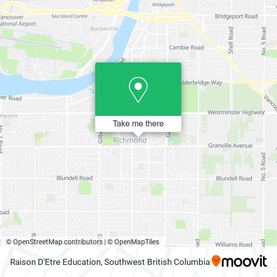 Raison D'Etre Education map