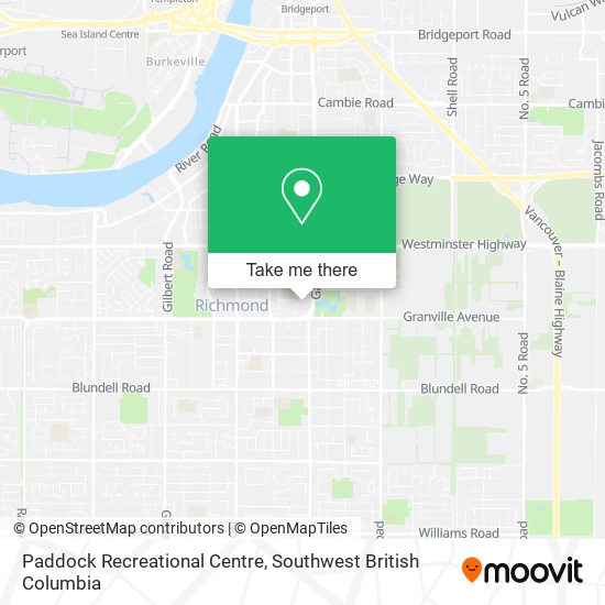 Paddock Recreational Centre plan