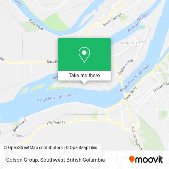 Colson Group map