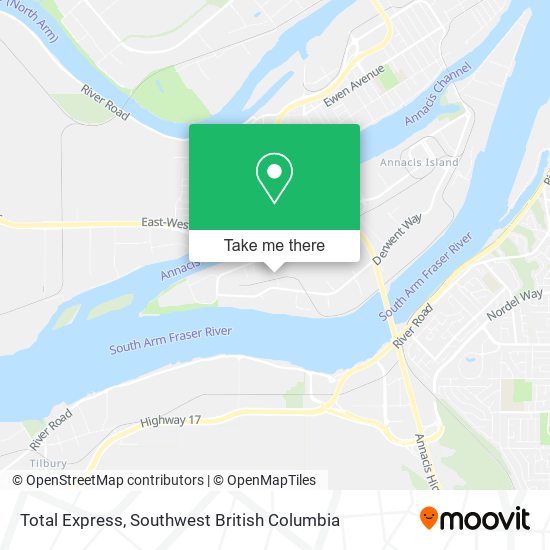 Total Express map