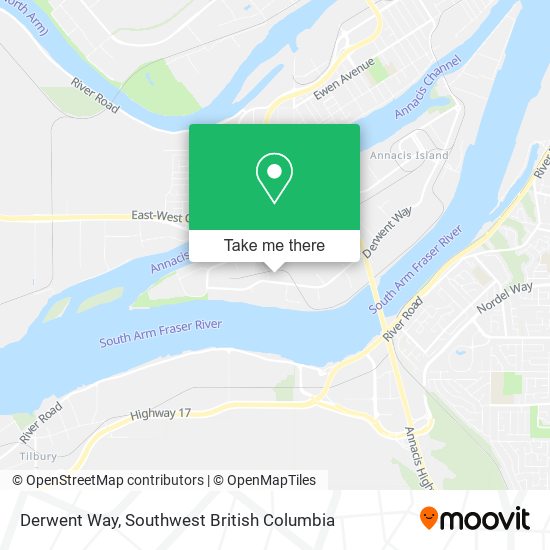 Derwent Way map