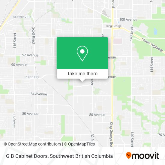 G B Cabinet Doors map