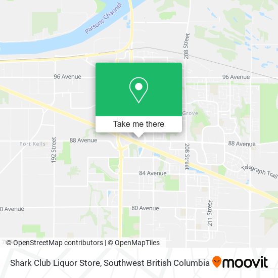 Shark Club Liquor Store map