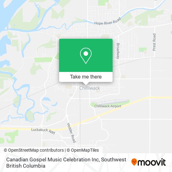 Canadian Gospel Music Celebration Inc map