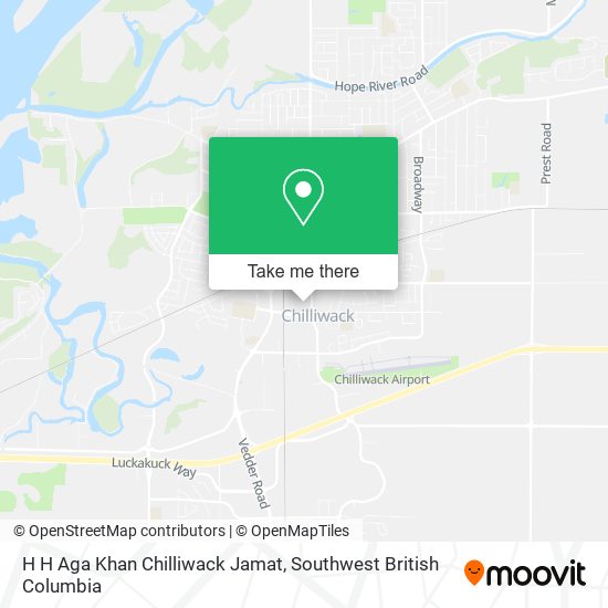 H H Aga Khan Chilliwack Jamat map