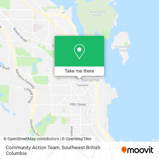 Community Action Team map