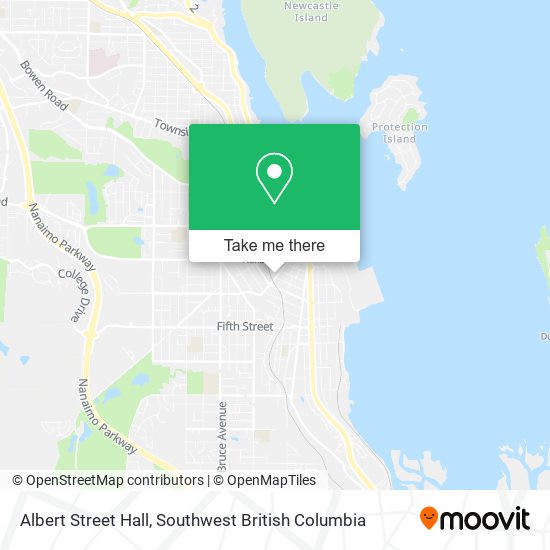 Albert Street Hall map