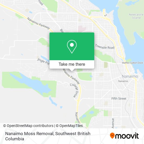 Nanaimo Moss Removal map