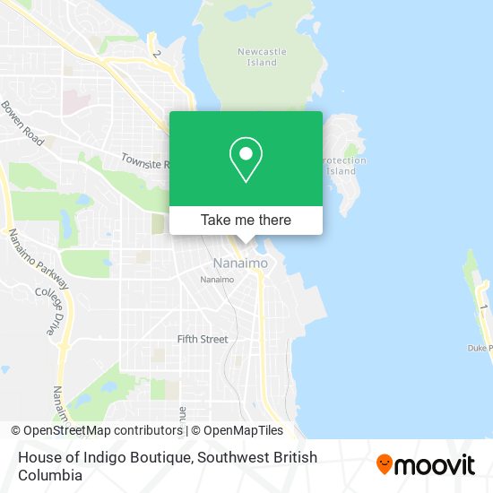 House of Indigo Boutique map