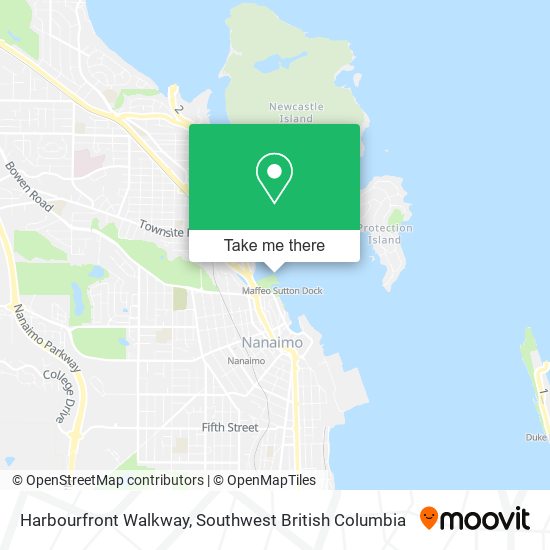 Harbourfront Walkway map