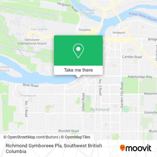 Richmond Gymboreee Pla map