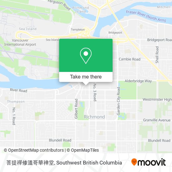 菩提禪修溫哥華禅堂 map