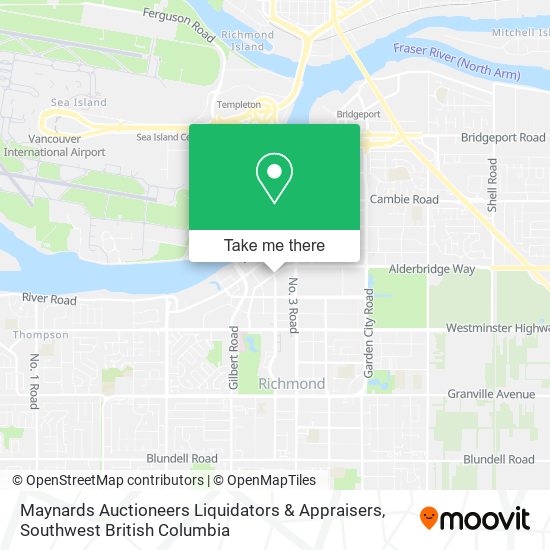 Maynards Auctioneers Liquidators & Appraisers map
