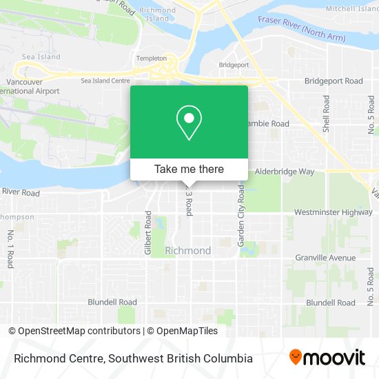 Richmond Centre map