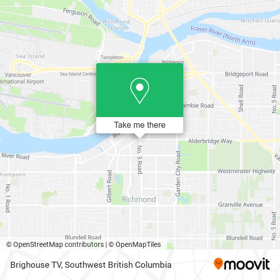 Brighouse TV map