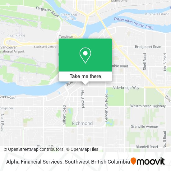 Alpha Financial Services map