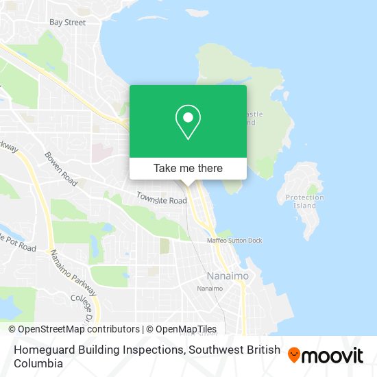 Homeguard Building Inspections map