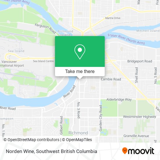 Norden Wine map