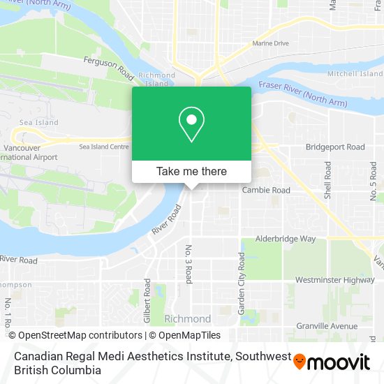 Canadian Regal Medi Aesthetics Institute map