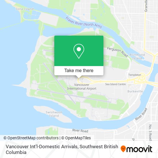 Vancouver Int'l-Domestic Arrivals plan