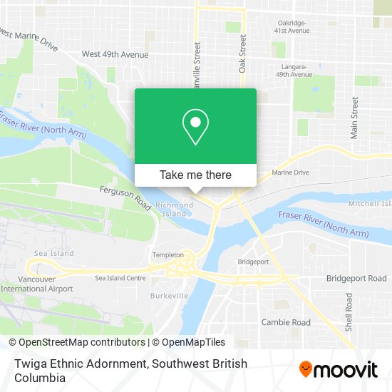 Twiga Ethnic Adornment map