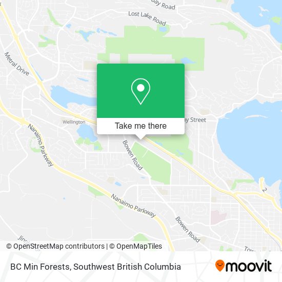 BC Min Forests map