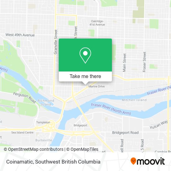 Coinamatic map